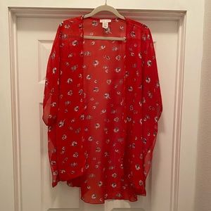 Emory Park Pink Floral Kimono